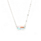AB Crystal Hexagon Necklace